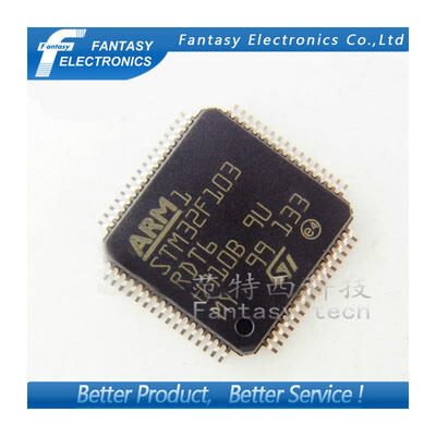 

5PCS STM32F103RDT6 LQFP64 STM32F103 QFP QFP64 ARM new&original IC free shipping