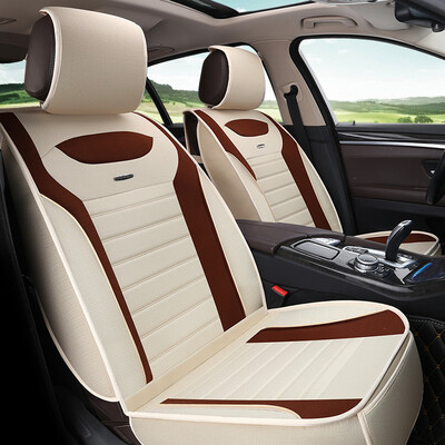 

BOLISH five four seasons GM car seat car seat cushion winter cushion imitation linen all-inclusive car seat cover car seat cover car seat cushion full linen standard beige