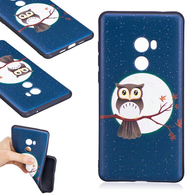 

BEFOSPEY Painting Relief Protective Soft TPU Case For Xiaomi Mi Mix 2599"2017