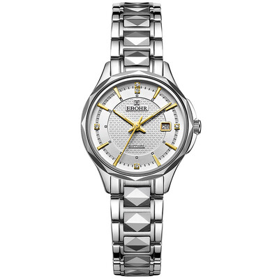 

According to wave (EBOHR) watch era element series tungsten steel solid with quartz female watch 50360123
