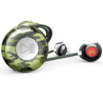 

Philips (PHILIPS) SA5208 Flying Sound 8G без потерь MP3-плеер спортивный работает прохладный дышащий свет специальный выпуск камуфляжного цвета