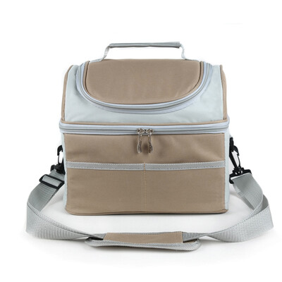 

Youhe youha breast milk back milk Mummy bag outdoor fresh-keeping bag blue ice multi-function bottle insulation cold storage milk bag ice bag YH-0108 khaki