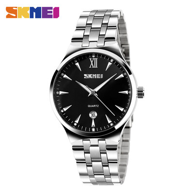 

SKMEI Men & Womens Business Waterproof Quartz Lovers Watch