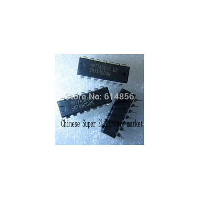 

50pcs SN74HC00 74HC00N DIP-14 74HC00 HC00 2-input NAND Gates integrated circuits