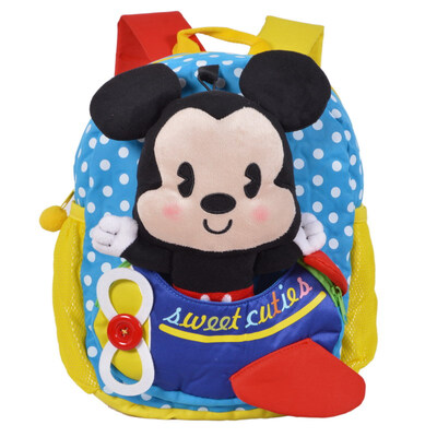 

Disney (Disney) Mickey Cute Little Doll Creative Cartoon Kindergarten Bag M626043 Blue (Doll Removable)