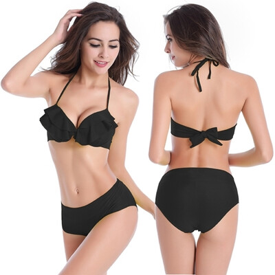 

Womens Bikini with Flounces on Top