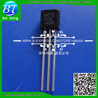 

200pcs free shipping MPSA18 A18 TO-92 Bipolar Transistors - BJT 200mA 45V NPN