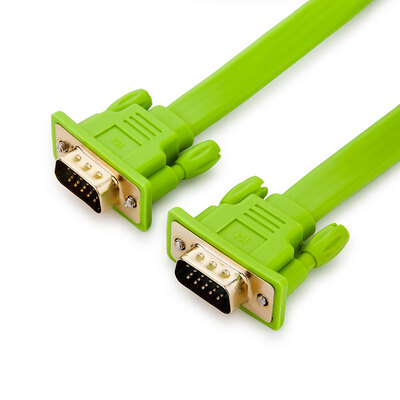

Jinghua JH 0231 VGA high-definition connector 3 6 wire core audio&video accessories engineering line TV video computer monitor projector connector signal data cable 3 m flat line