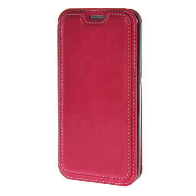 

MOONCASE Premium PU Flip Leather Wallet Card Pouch Back чехол для Cover Samsung Galaxy S6 ярко розовый