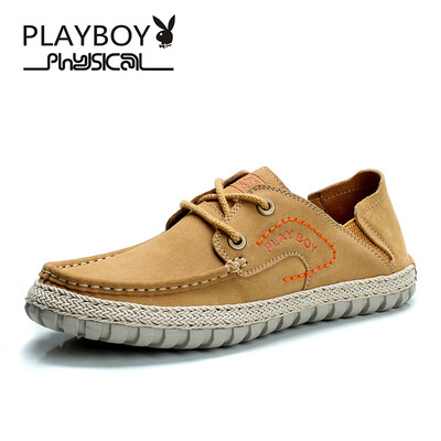 

PLAYBOY brandNew Korean style for springRetro LeisureSuede&fashional sneakerMens shoes