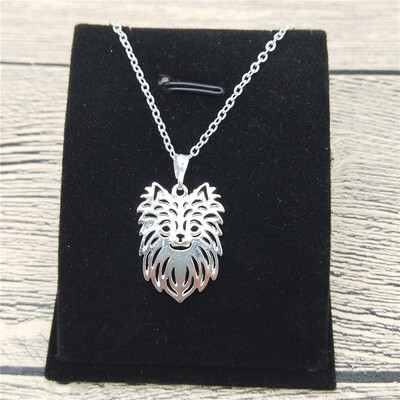

New Long Haired Chihuahua Necklace Trendy Style Chihuahua Pendant Necklace Women Pet Jewellery Fashion Animal Dog Jewellery