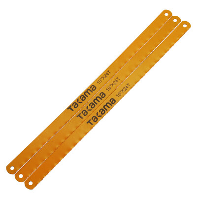 

Takama steel saw blade woodworking manual bow saw hacksaw frame replacement saw blade 10 inch double metal saw blade 24 teeth 3 sticks 606011