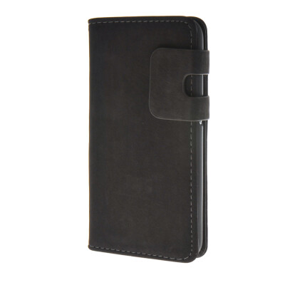 

MOONCASE Suede Leather Side Flip Wallet Card Holder Stand Pouch ЧЕХОЛ ДЛЯ Samsung Galaxy S6 Grey