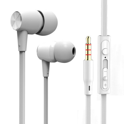 

BYZ SM461 (noise reduction stereo) metal earphone headset crescent white (for Apple / Samsung / Huawei / millet / Meizu / VIVO and other smart phones)