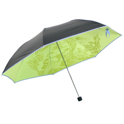 

HEAVEN umbrella black silk screen constellation three fold sunny umbrella