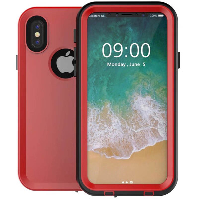 

Mzxtby High quality Waterproof Case for iPhone X Shockproof phone Back Cover Transparent 360 Full Protection Outdoor Swimming