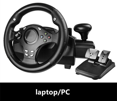 

Computer game steering wheel car driving simulator training aircraft test drive schoolautomobile race Vibration 270 degrees