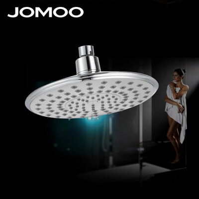 

JOMOO Rain Shower Head 8-дюймовый ABS-пластик Осадки Роскошная ванная комната Ванна Душ Топ-наддувочный распылитель для душа Single Head Chrome