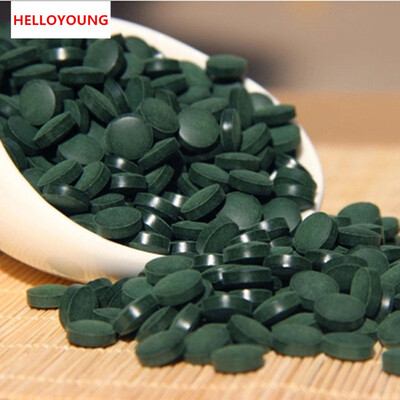

C-TS050 Anti-fatigue Anti-radiation Enhance-immune 250g green natural Spirulina Tea Tablet Health food 1000 pills Approved