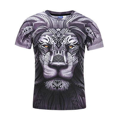 

Mens Slim Fit Short Sleeve T Shirt Printed Pullover Tops