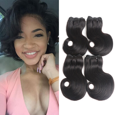 

Malaysian Body Wave Virgin Hair Short 8" Malaysian Virgin Hair Weaves 4Pcs lot50g