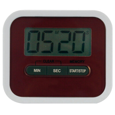

HAPTIME YGH115 learning to remind practice timer test countdown kitchen timer cute mini kitchen alarm clock red