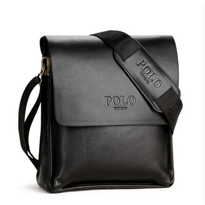 

Мужчины вскользь Кожа PU Мужчины POLO Сумки наплечные сумки Crossbody Ретро Мужчины Сумки Messenger для мужской деловой сумочки