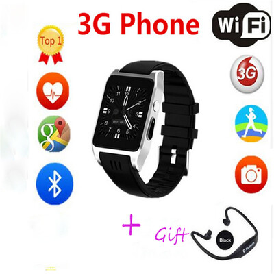 

X86 Smart Watch Phone Android 51 OS Wifi 3G 152 inch Touch Screen 4GB SMS Call Sync Bluetooth Smartwatch For iOS Android Gift S