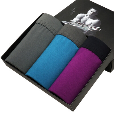 

Health men&39s underwear men 3 simple solid color bamboo fiber men&39s angle underwear mixed color 8j223L