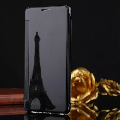 

Samsung Galaxy J5J7 Prime Luxury Mirror View Mirror PU Cover Flip Smart Clear Window Phone Case