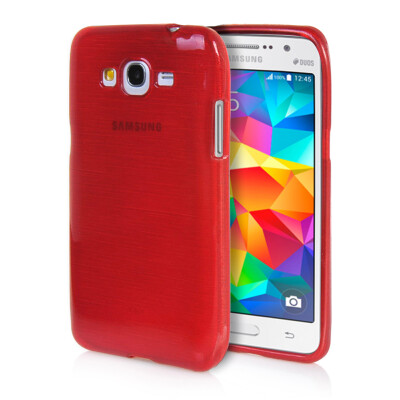 

MOONCASE Soft Flexible Silicone Gel TPU Skin Shell Back Case Cover for Samsung Galaxy Grand Prime G530H Red