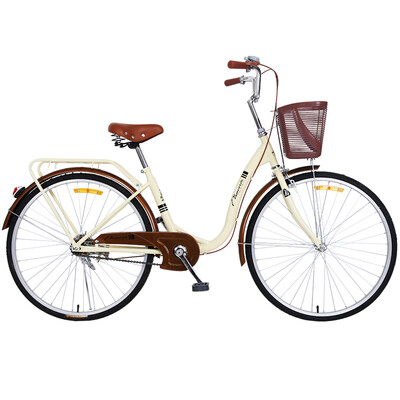 

Phoenix Phoenix City Mens&Womens General Commuter Car Bicycle Pisces 24-inch Beige
