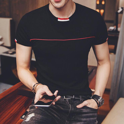 

Spring&summer new Slim cotton men short sleeve T shirt large size mens bottom shirt fitness muscle brothers