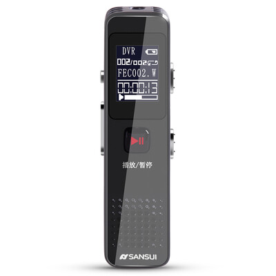 

Пейзаж (sansui) H-601 золотой 8G профессиональный микро-HD дистанционное шумоподавление портативное записывающее перо обучение / конференция для воспроизведения MP3