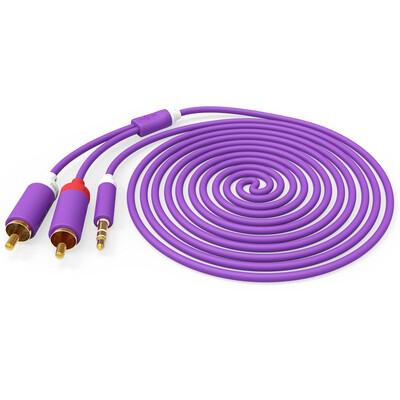 

Wins (shengwei) ARC-1030A 3.5mm one two audio cable 3 meters Athens black 3.5 turn double lotus 2RCA audio computer speaker line amplifier audio line