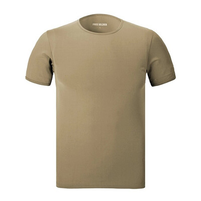 

2016 New Brand Outdoor Round Neck Sport Shirt Bottoming Super-Elastic Lycra Tights Perspiration Wicking Short-Sleeved T-Shirt