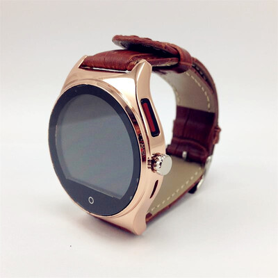 

Heart Rate Monitor Smart Bluetooth Smart Watch Phone Wrist Watch with leather Strap Dialer