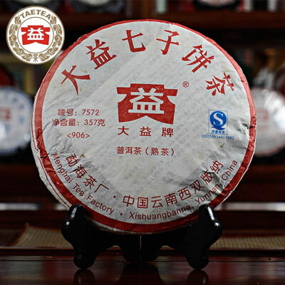 

2009 год TAETEA Puer 7572 Batch 906 Спелый чай Pu 357g Высокое качество Shu Puerh в возрасте puer органический чай