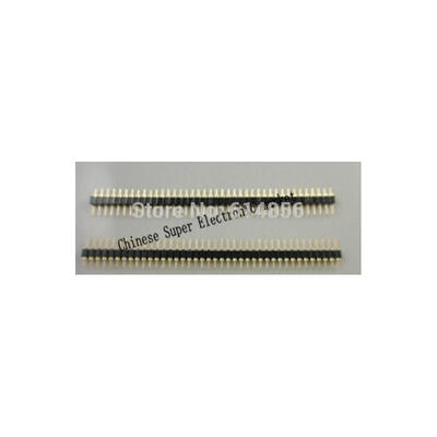 

10pcs 1x40 Pin 2.54 Round Male Pin Header connector