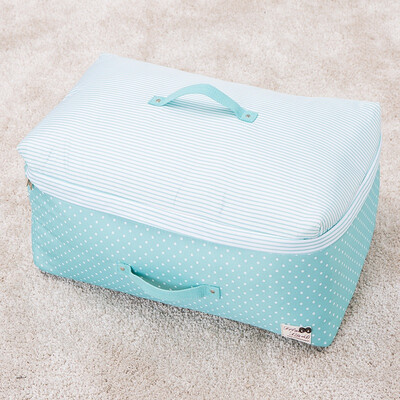 

Western SIVIN mint green L storage bag quilt quilt dust bag moving bag handbag finishing bag clothes storage bag can be washed