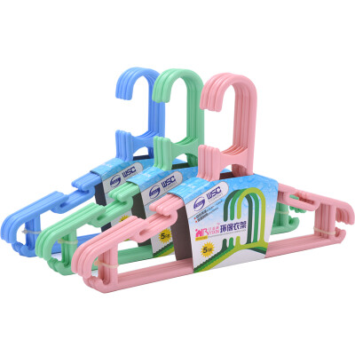 

More&more new hangers plastic hangers multi-purpose drying racks shoulders 38 cm 5 Pack RYX-01003 Random colors