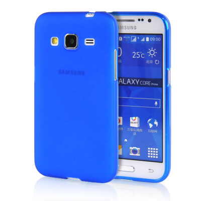 

MOONCASE Transparent Soft Flexible Silicone Gel TPU Skin Shell Back Case Cover for Samsung Galaxy Core Prime G360 Blue