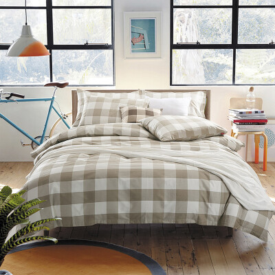 

Jingdong supermarket] Victoria public bed linen cotton twill double quilt 200 * 230cm fog