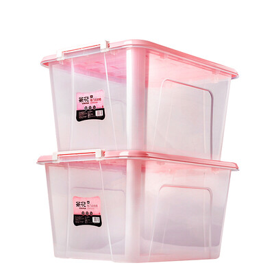 

Camellia 86L storage box storage box large capacity 86 liters baht box 2 Pack