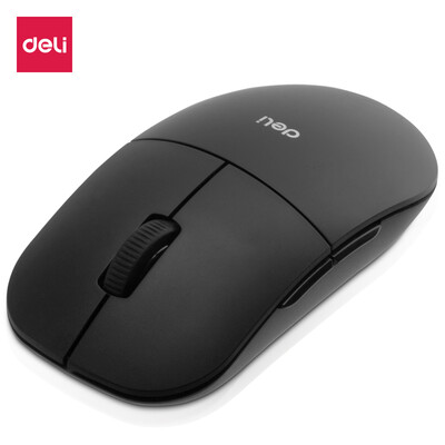 

Deli deli wireless silent optical mouse four-speed DPI adjustment office gaming mouse black 2214