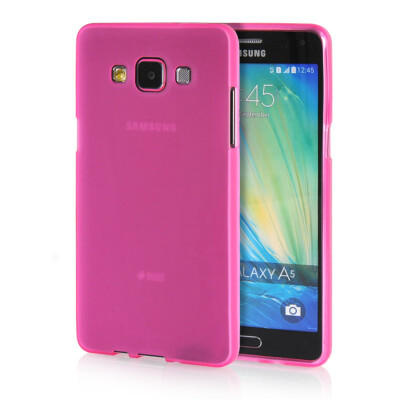 

MOONCASE Transparent Soft Flexible Silicone Gel TPU Skin Shell Back ЧЕХОЛ ДЛЯ Samsung Galaxy A5 Hot Pink