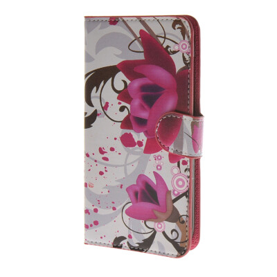 

MOONCASE Flower style Leather Wallet Flip Card Slot Stand Pouch чехол для Huawei Ascend Y600 A03