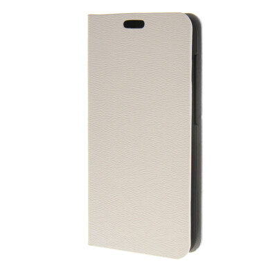 

MOONCASE Wood grain Leather Flip Wallet Case Card Slot Stand Back Cover for Huawei Ascend Y625 White