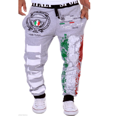 

Zogaa New Mens Sports Pants Printing Casual