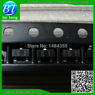 

200PCS New MMBT5551LT1G MMBT5551 2N5551 0.6A 160V Marking code G1 NPN transistor SOT23